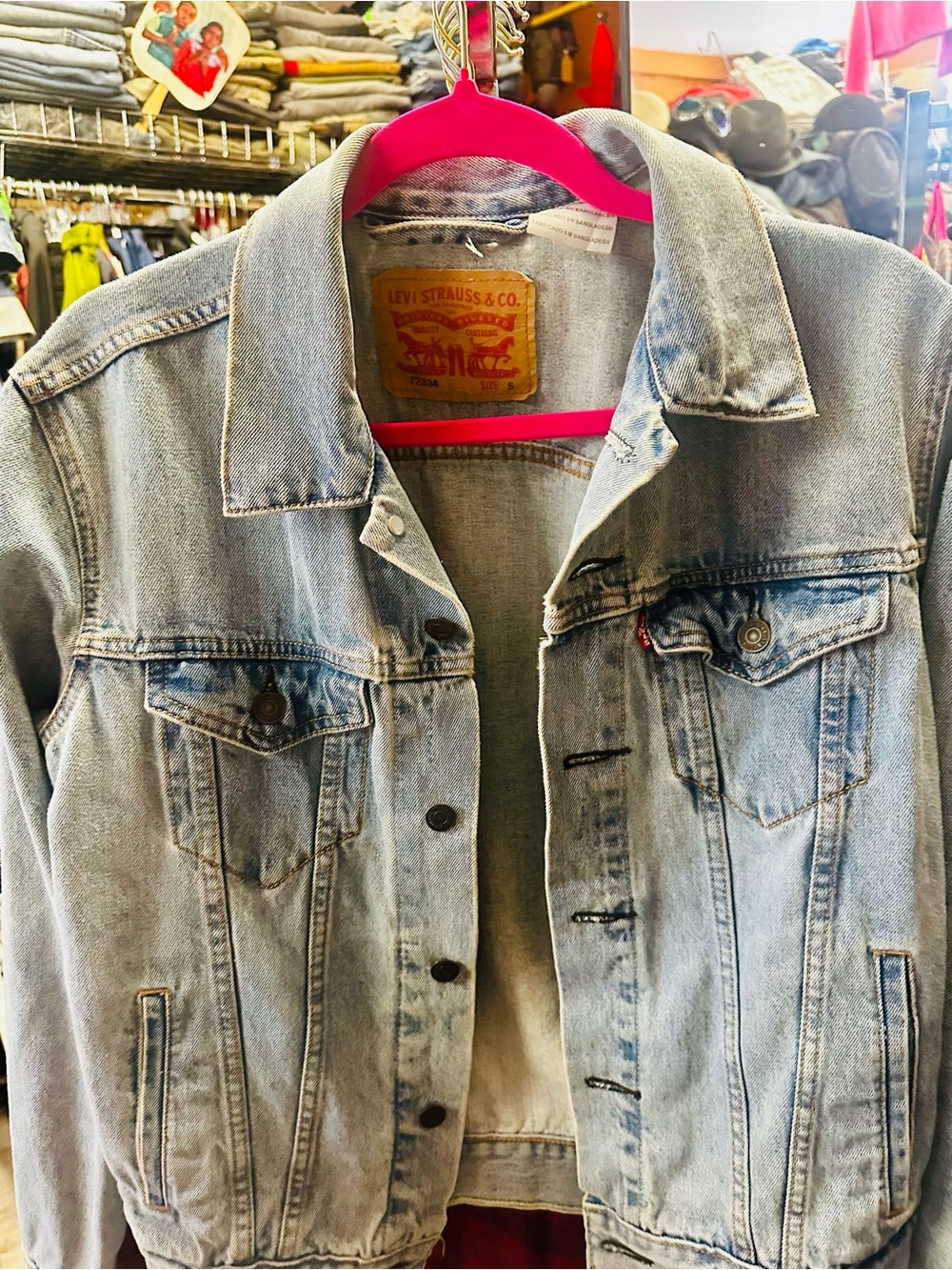 Levi's Light Blue unisex  Denim Jacket with Chest Pockets